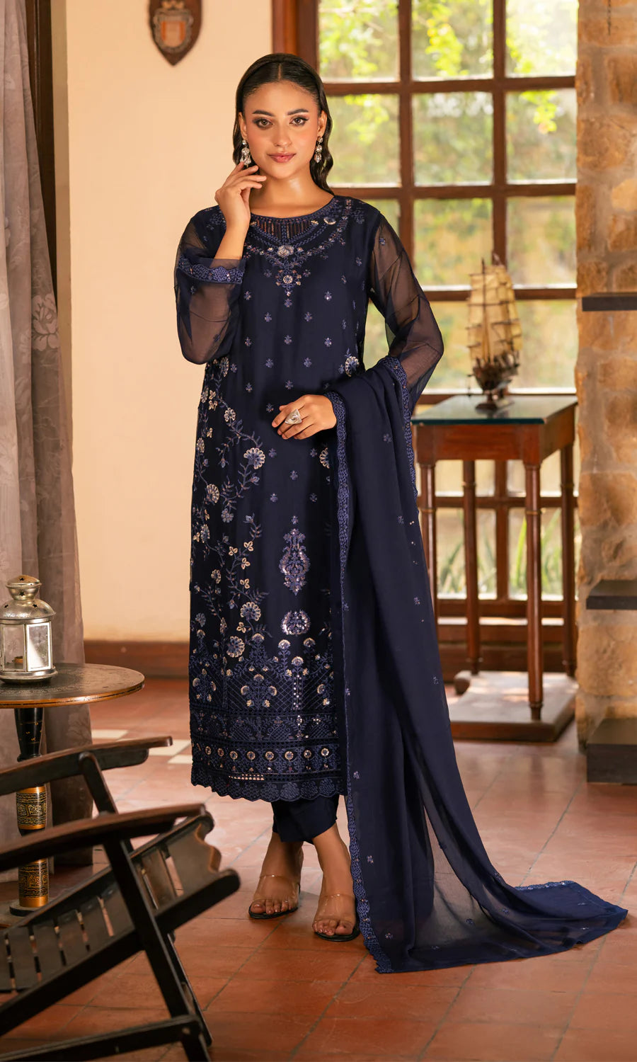 Cobalt SE-042 Chiffon Pret 3Pcs