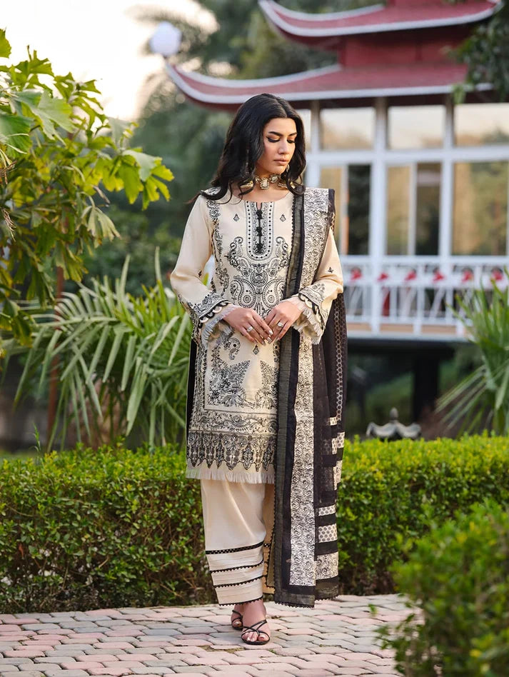 MLL-04 IVORY ELEGANCE - 3 Pc Set