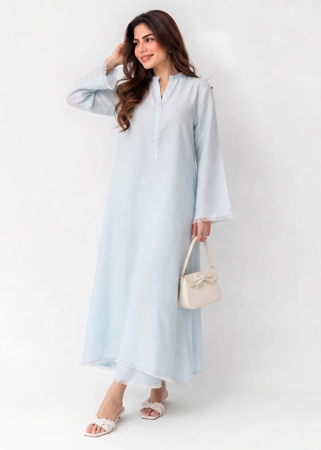 Sky Linen Luxe Co Ord Set
