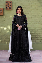 Afsana Embroidered Chiffon Maxi 4Pcs