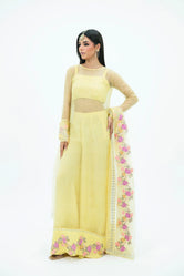 SF-258 Embroidered Organza 4Pcs