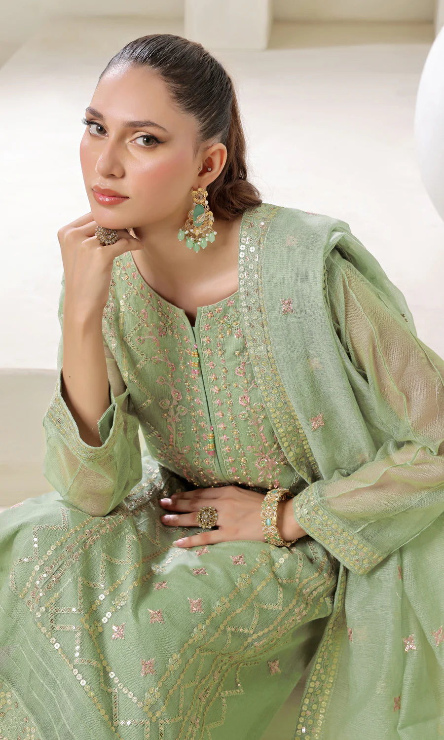 Sea Green SE-014 Pret 3Pcs