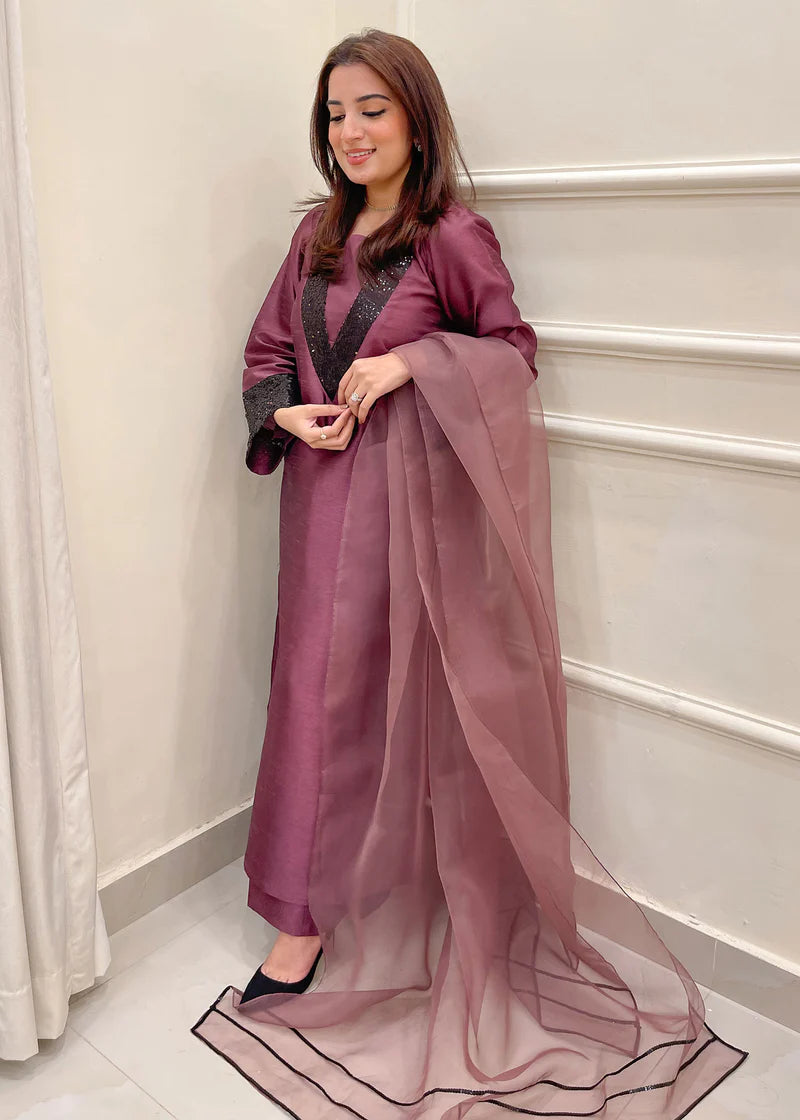 PLUM SILK PRET 3 PCs