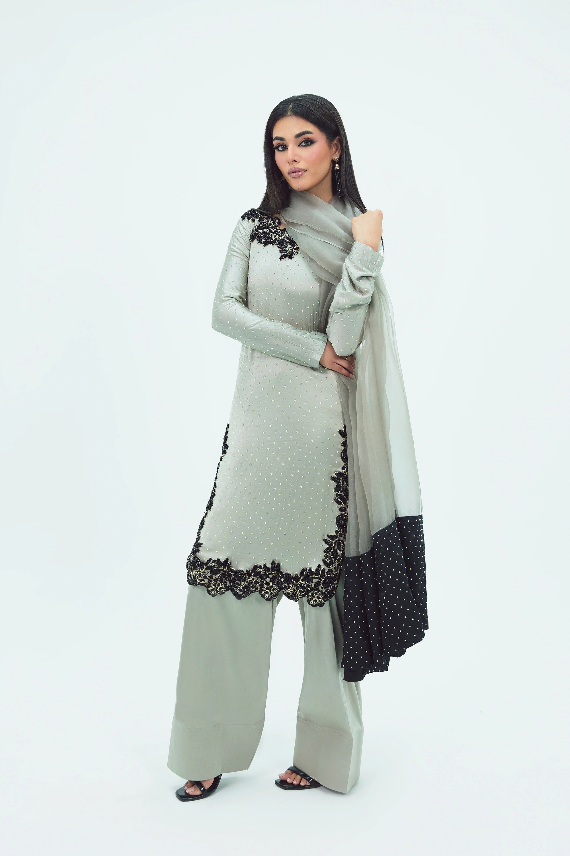 SF-265 Embroidered Silk 3Pcs