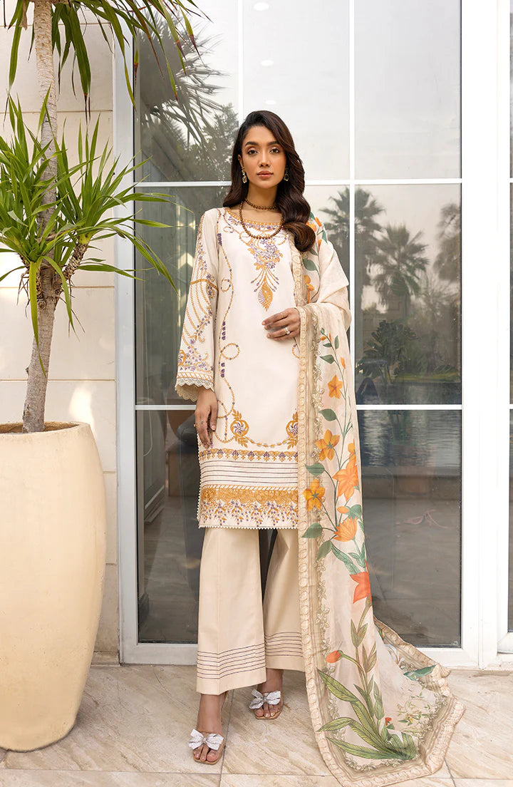 Ethereal Sand Lawn Pret 3 PCs