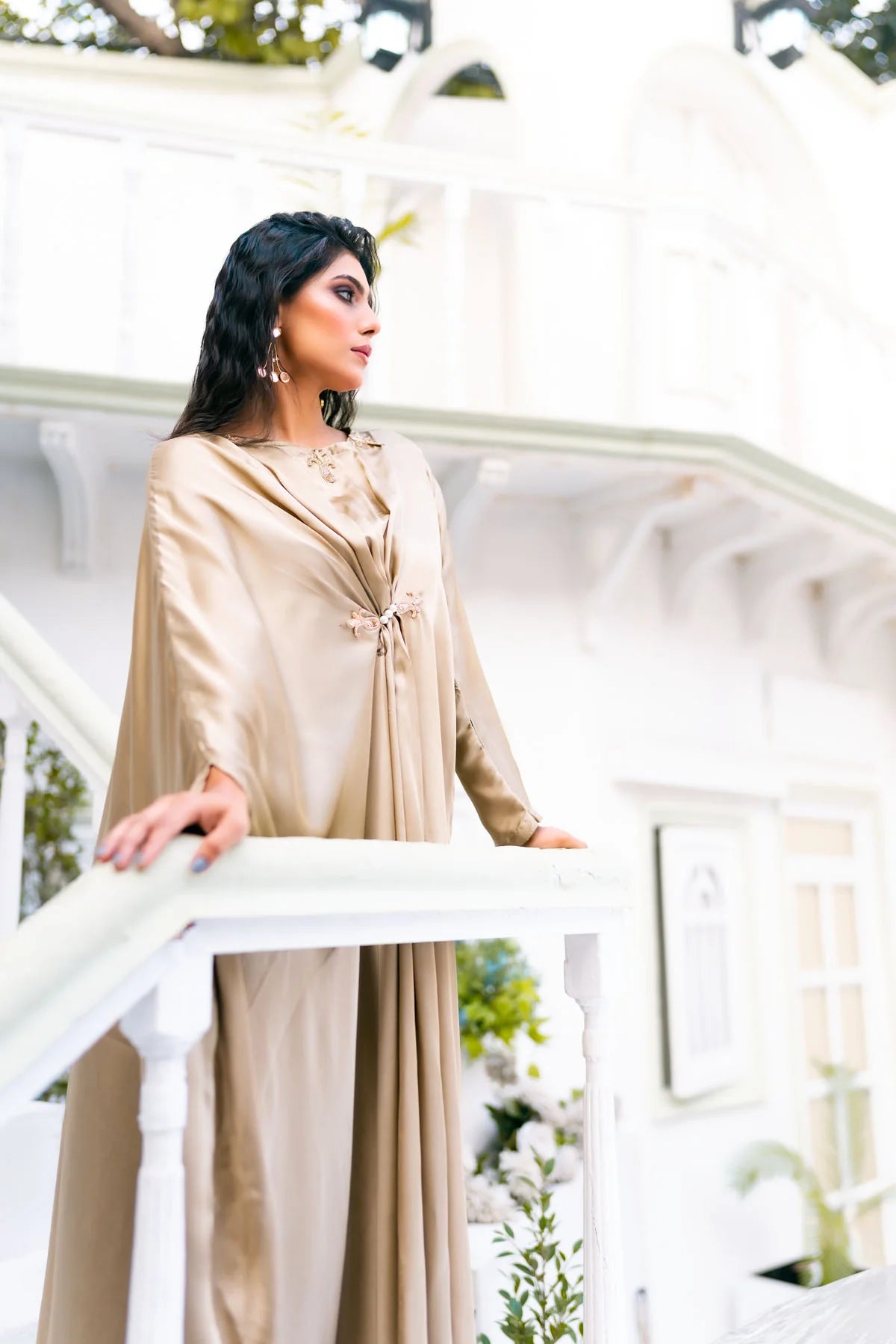 GOLDEN HAZE SILK Kaftan 1 PC