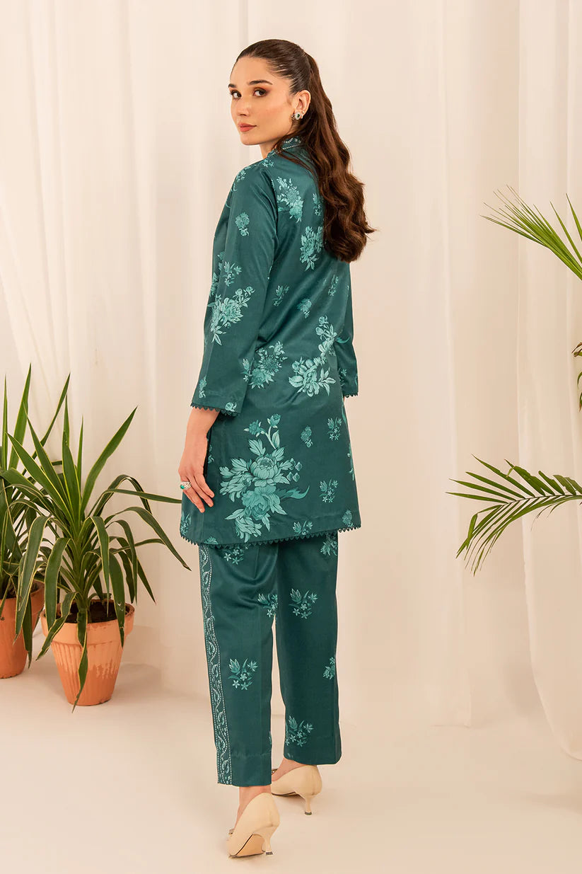 EMERALD BLOSSOM KHADDAR PRET 2 PCs