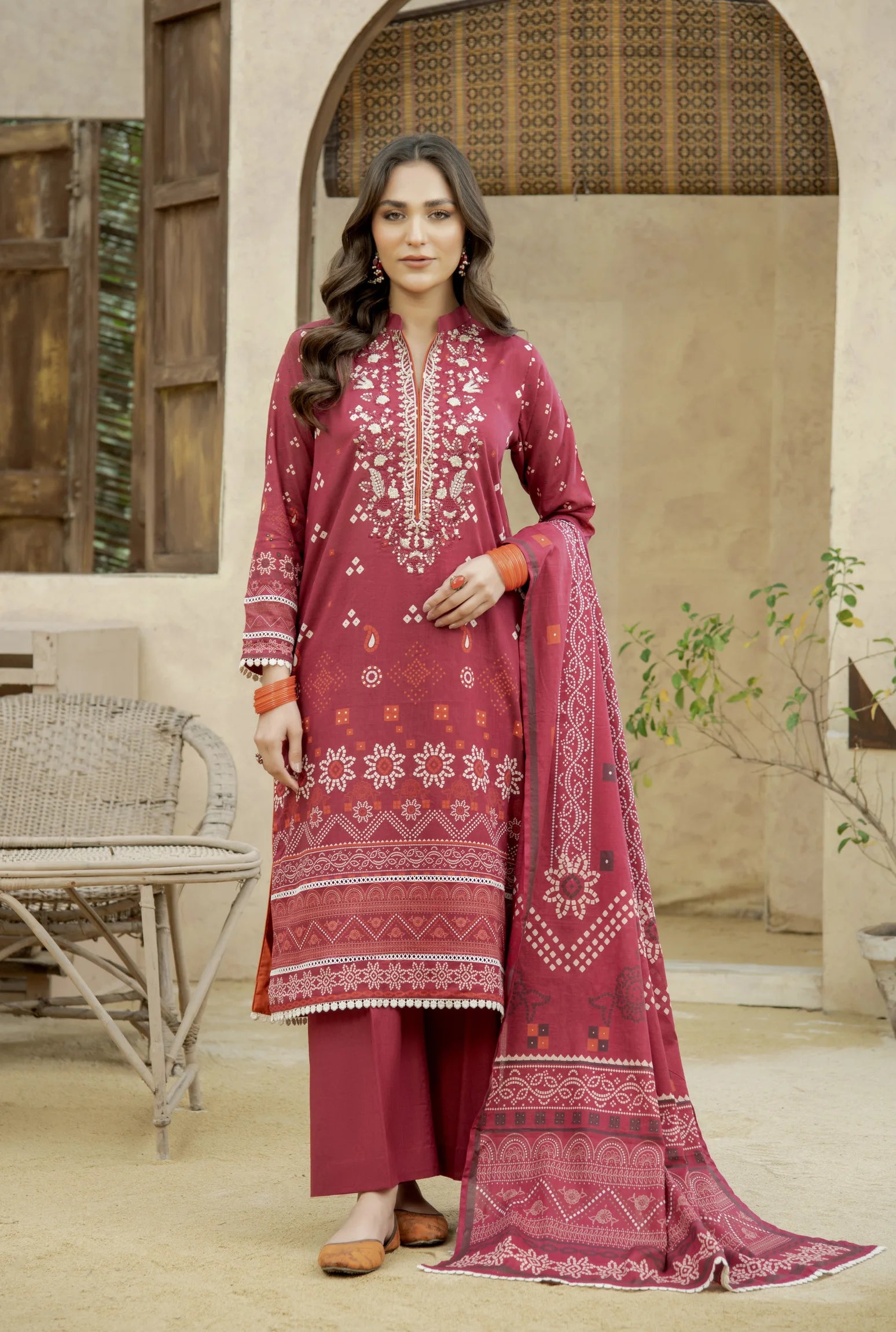 Jugni Embroidered Lawn Pret 3 PC