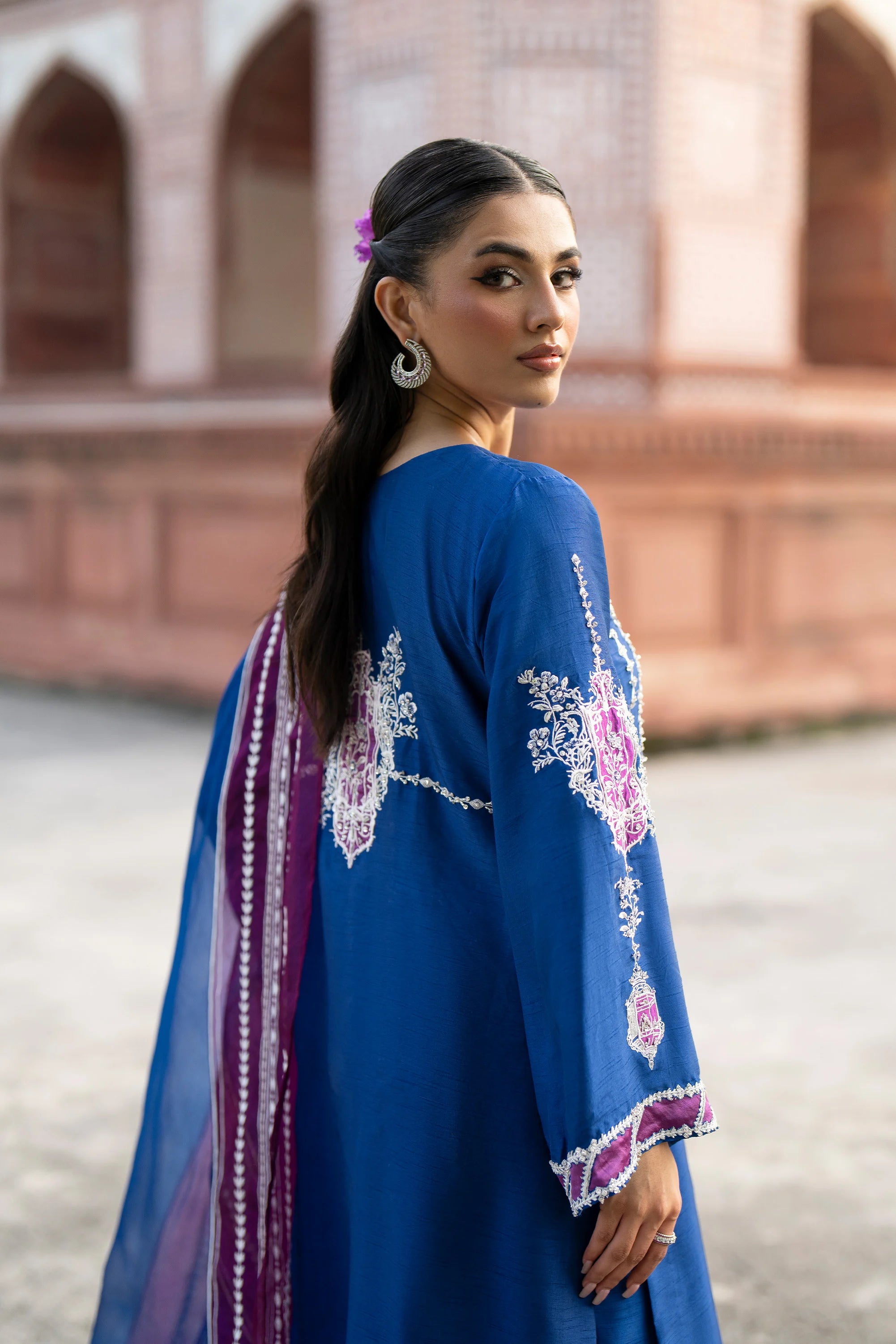 SF-266 Embroidered Raw Silk 3Pcs