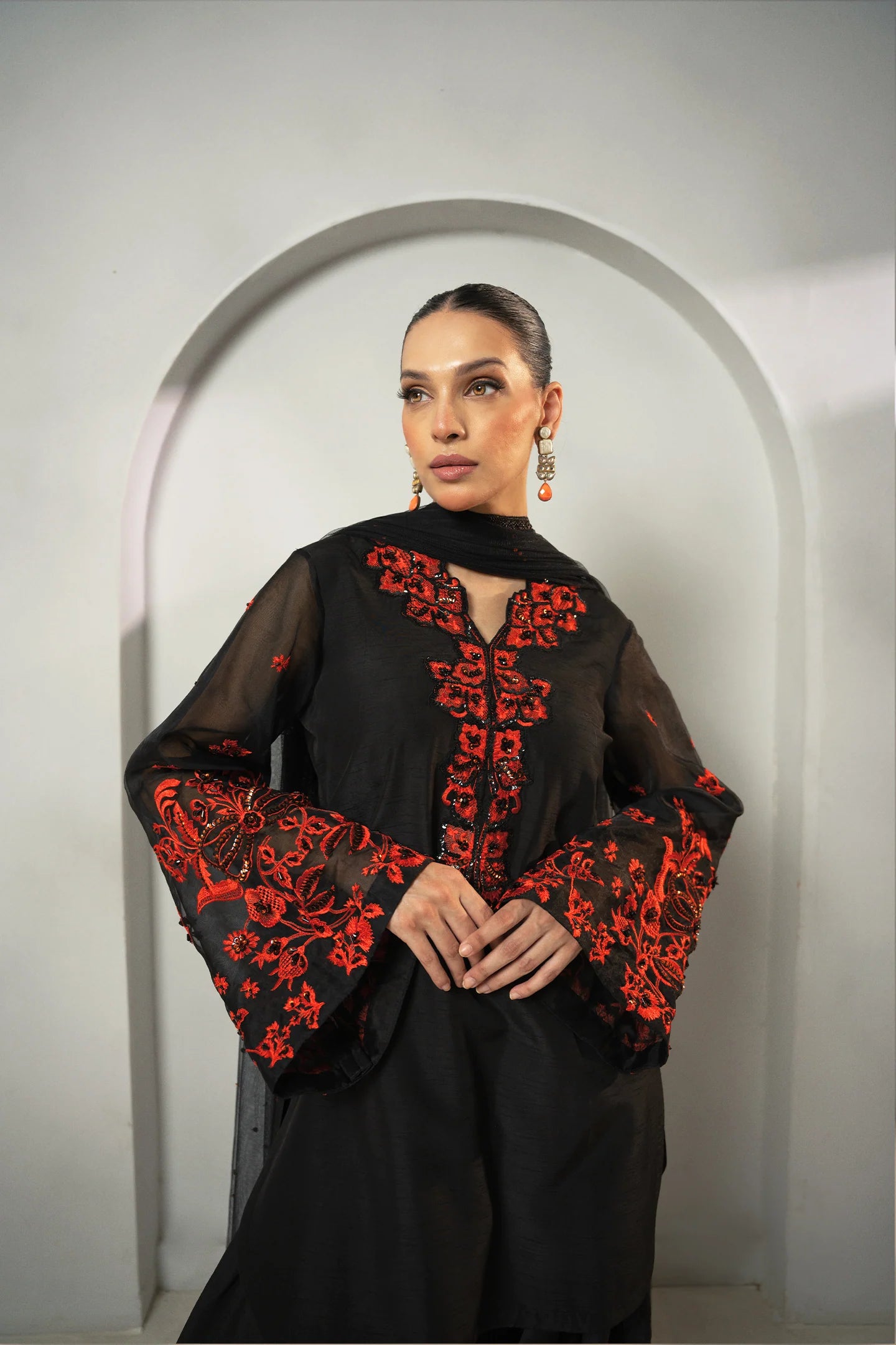 Ayra Embroidered SIlk Pret 3Pcs