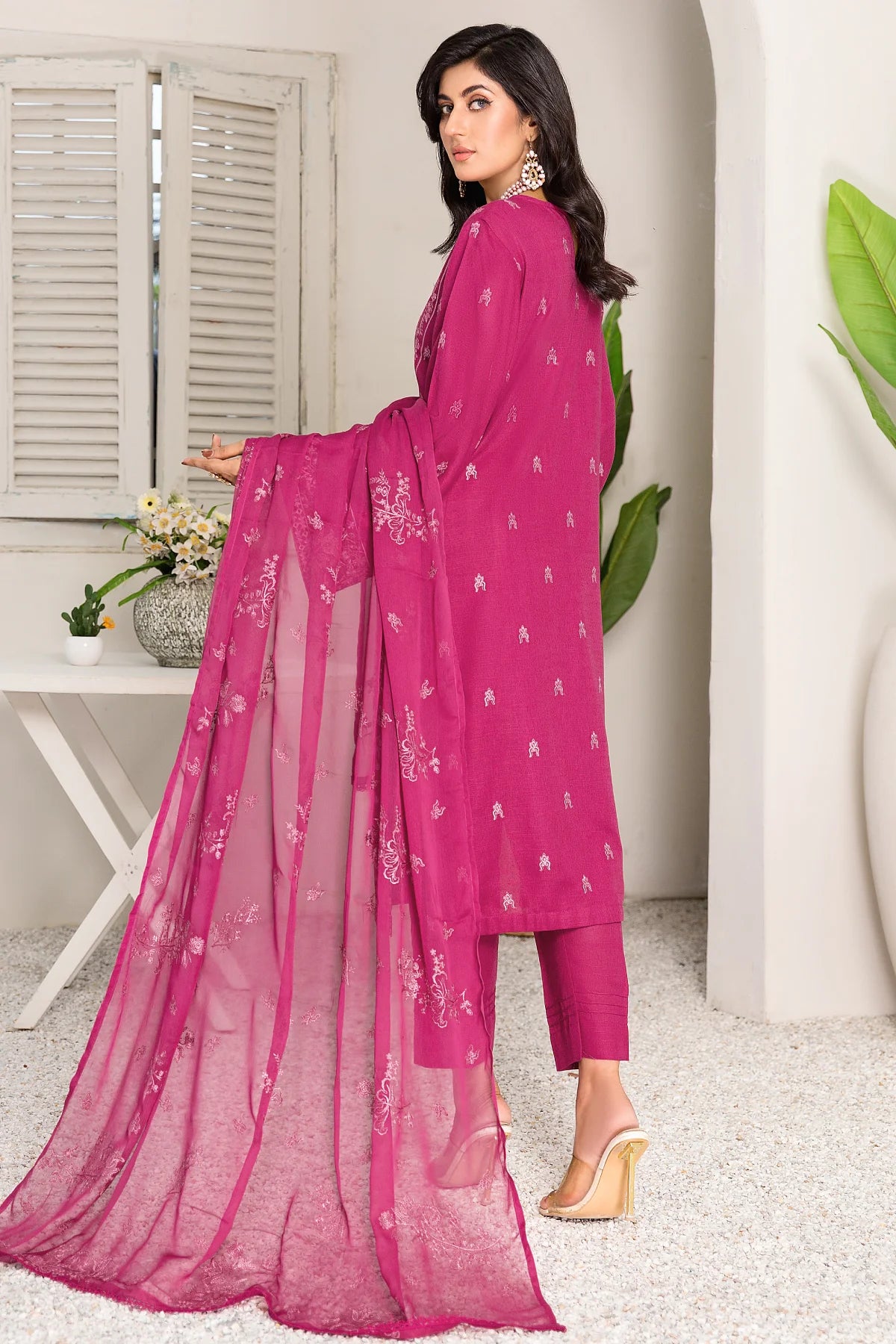 M-19 KARANDI EMBROIDERED UNSTITCHED 3 PCs