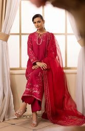 Ruby Korean Raw Silk Pret 3 PCs