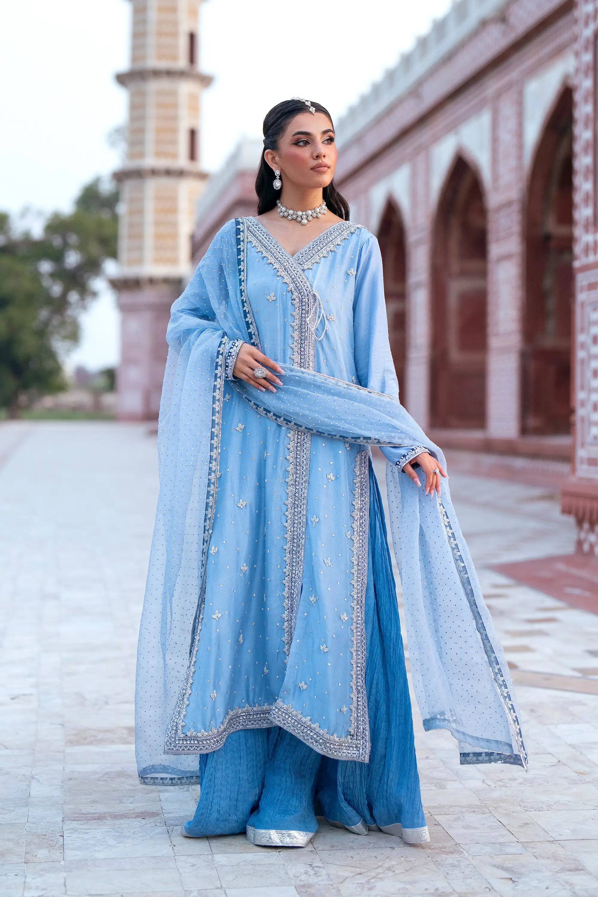 SF-261 Embroidered Silk 3Pcs