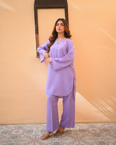 Orchid Raw Silk Pret 2Pcs