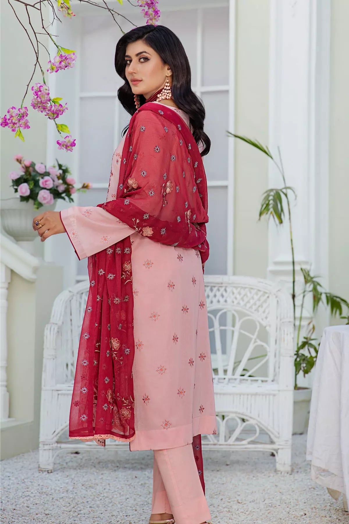 TR-09 Swiss Lawn Embroidered Unstitched 3 PCs