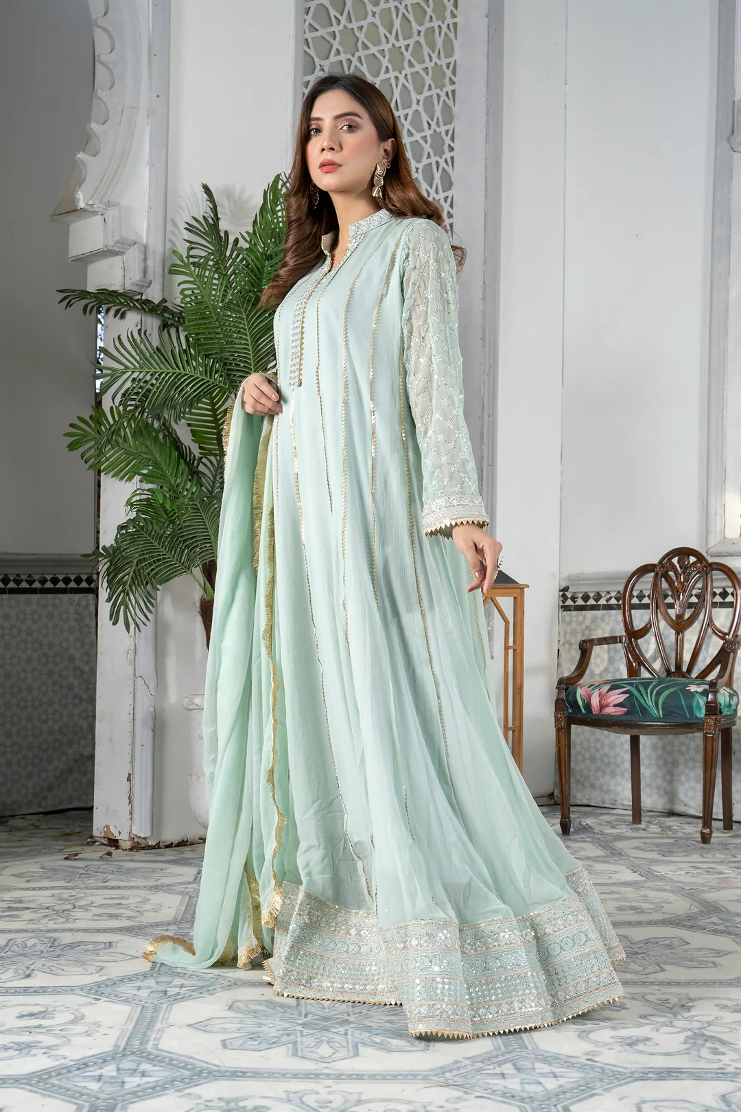 Aqua Dress 106 Pret – Trendy New Net Rendition