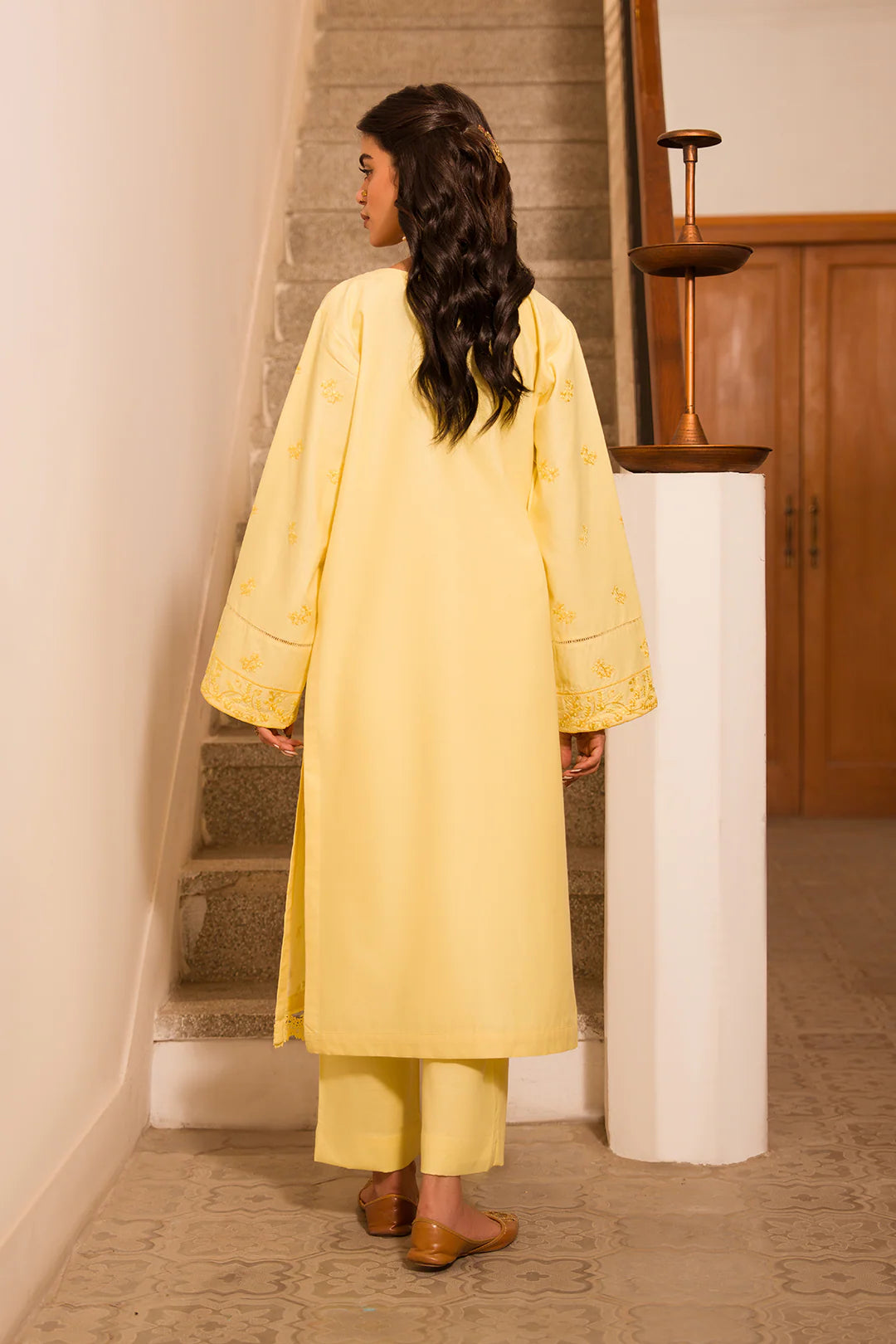 Soft Yellow - NV15D04 Lawn Pret 2 PCs
