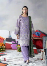 3-Piece Embroidered Lawn Suit