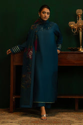 Winter suit for women| Azure Silk Pret
