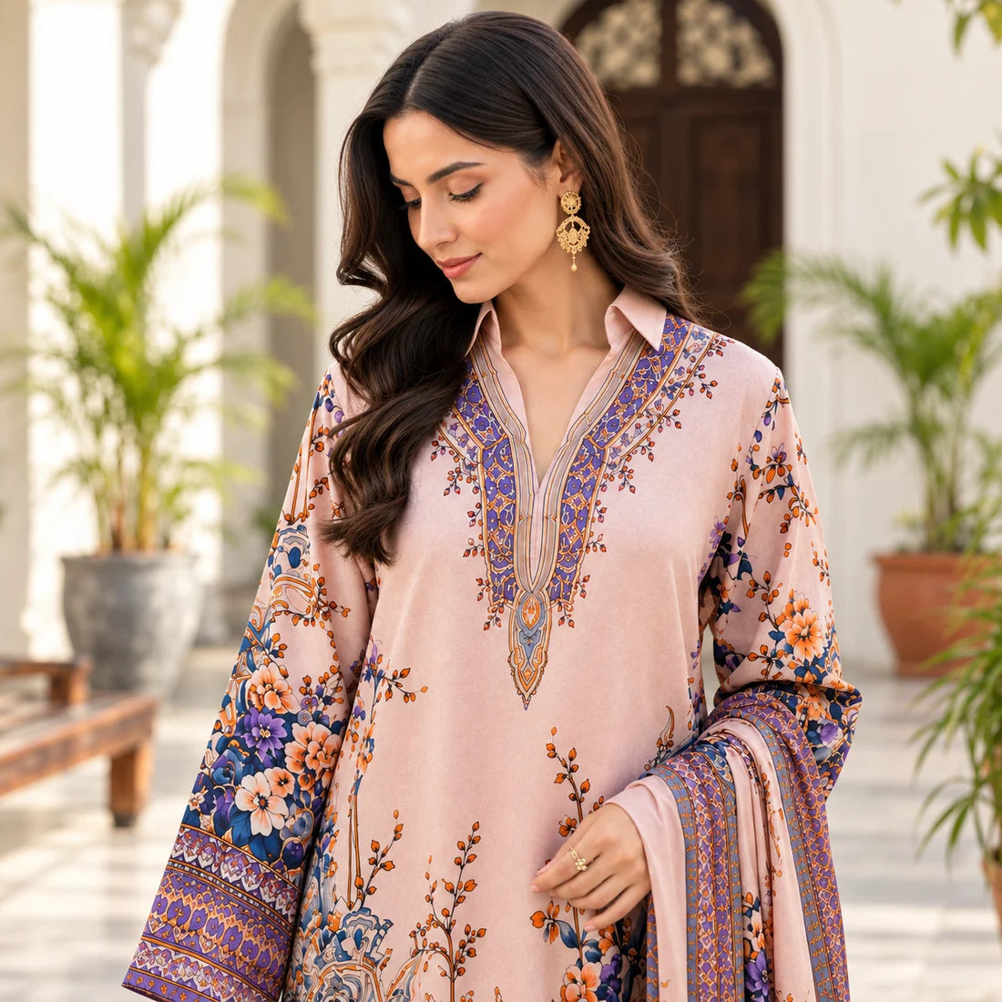 Gulnaar Floral 3-Piece Set