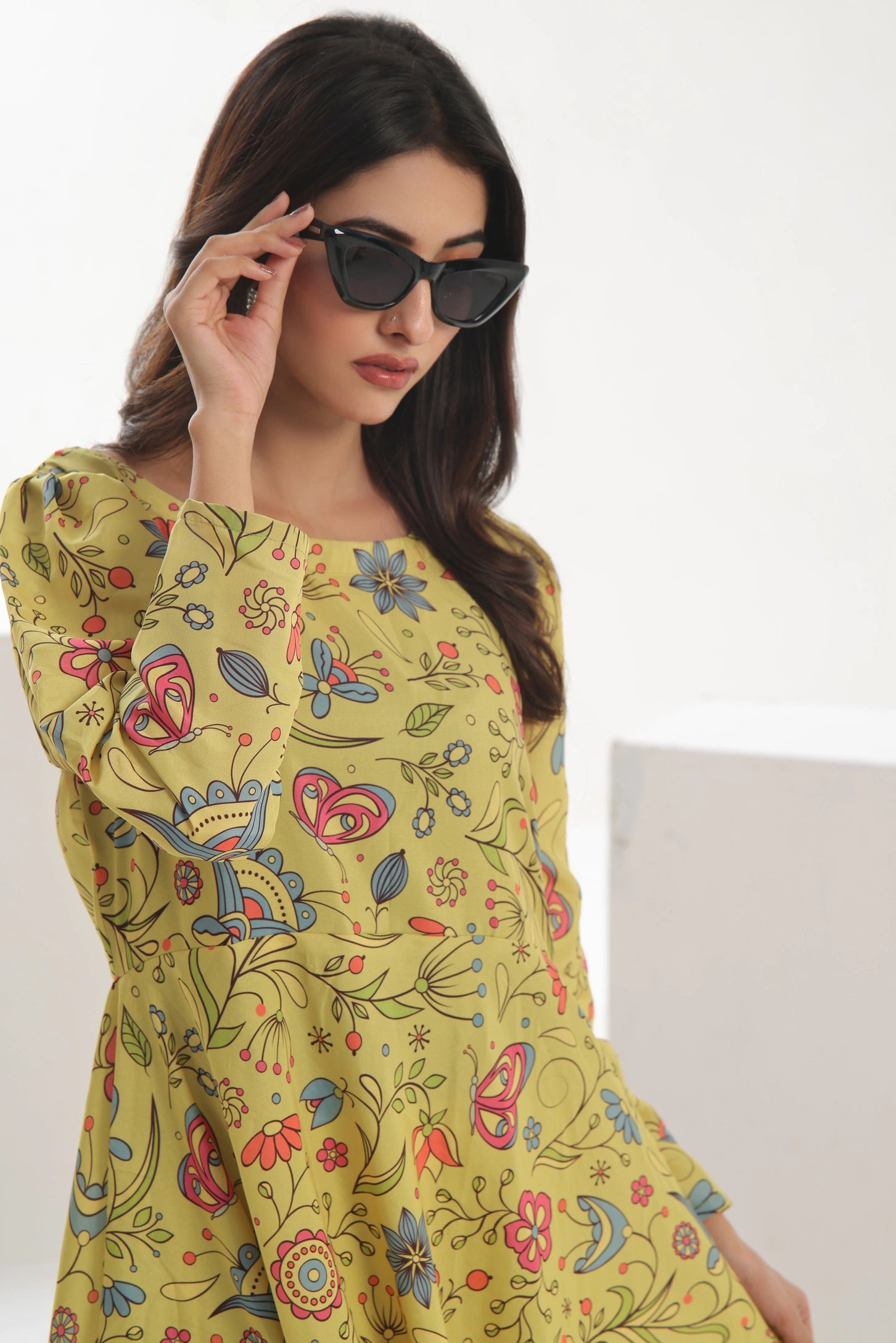 Best Lawn Frock Design for Girls 1 PC