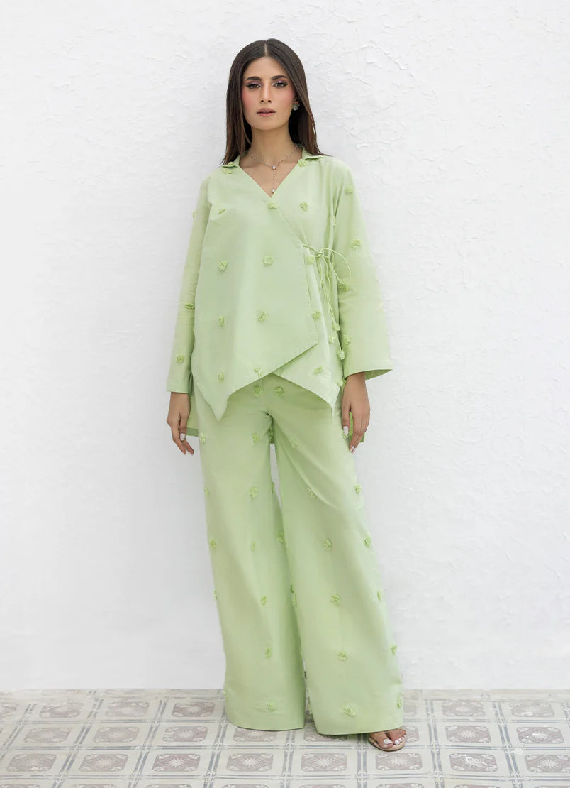 Pistachio Pure Cotton Pret 2 PCs