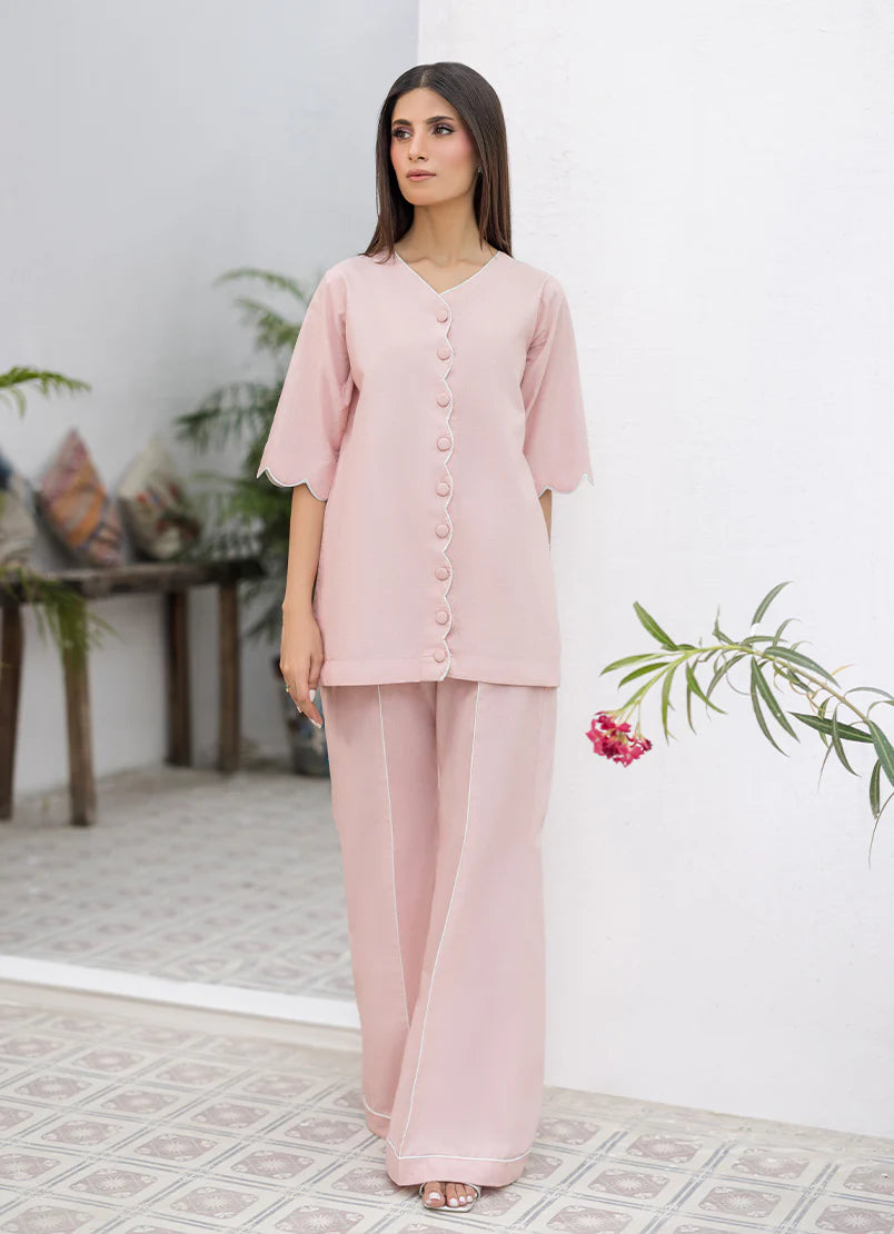 Pink Dusk Cotton Pret 2 PCs