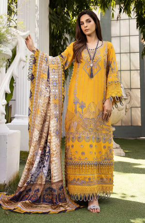 BuraqStore karandi suit winter fabric showcasing cozy karandi textile, ideal for custom stitching