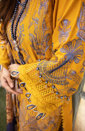 BuraqStore premium karandi suit design, Pakistan offering timeless winter style and adaptable tailoring choice