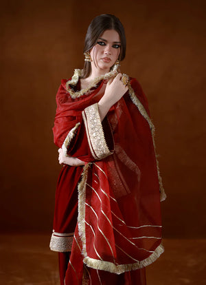 BuraqStore Velvet Dress Design