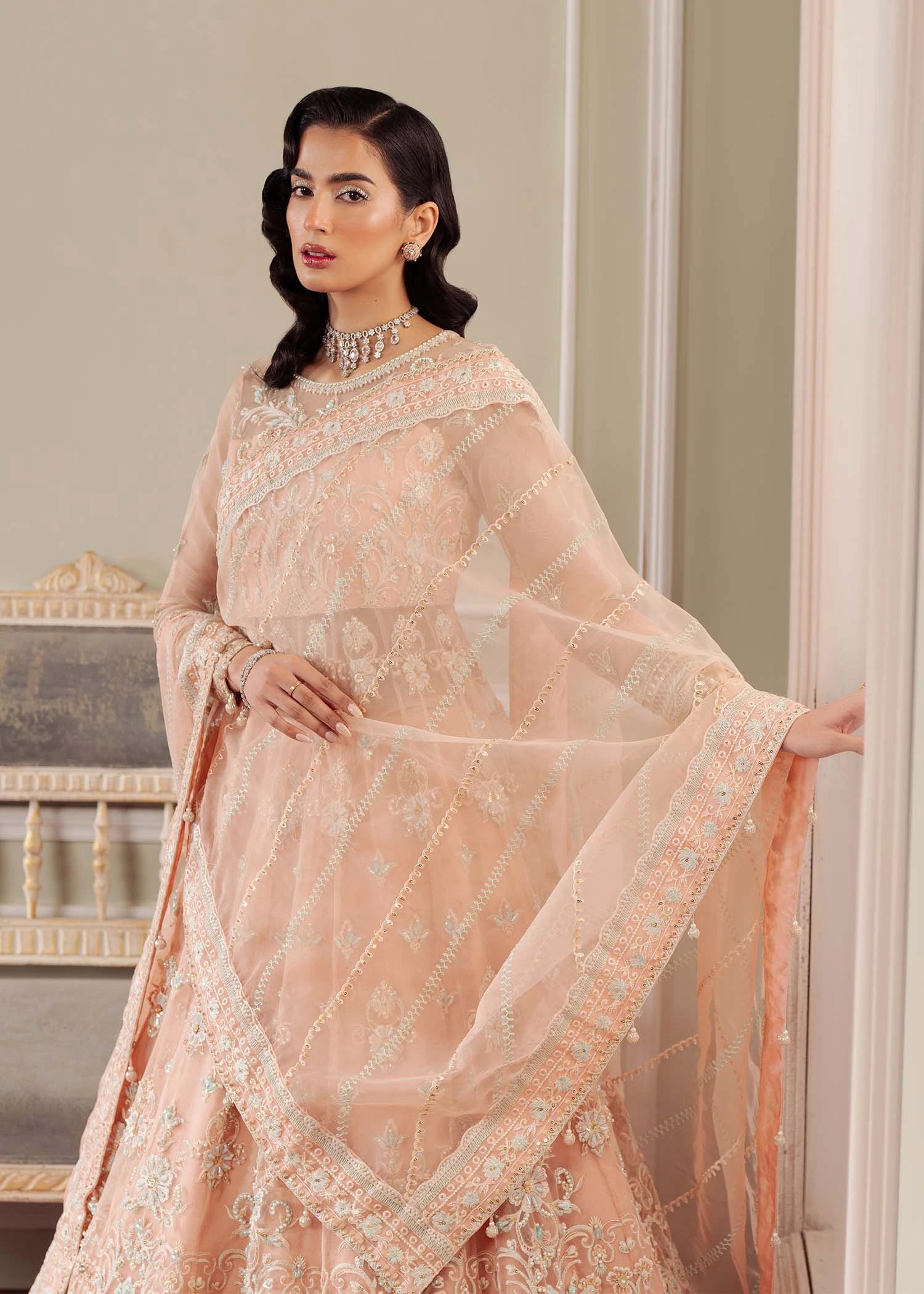 Cascade Organza Maxi Dresses Online