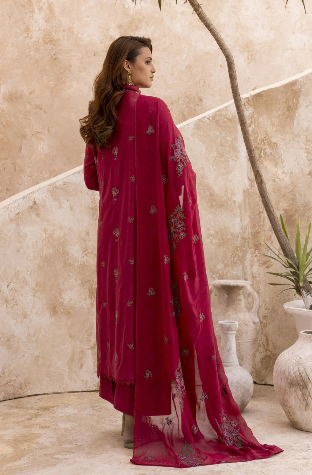 Mahhe MH-03 : Unstitched Lawn 3PC