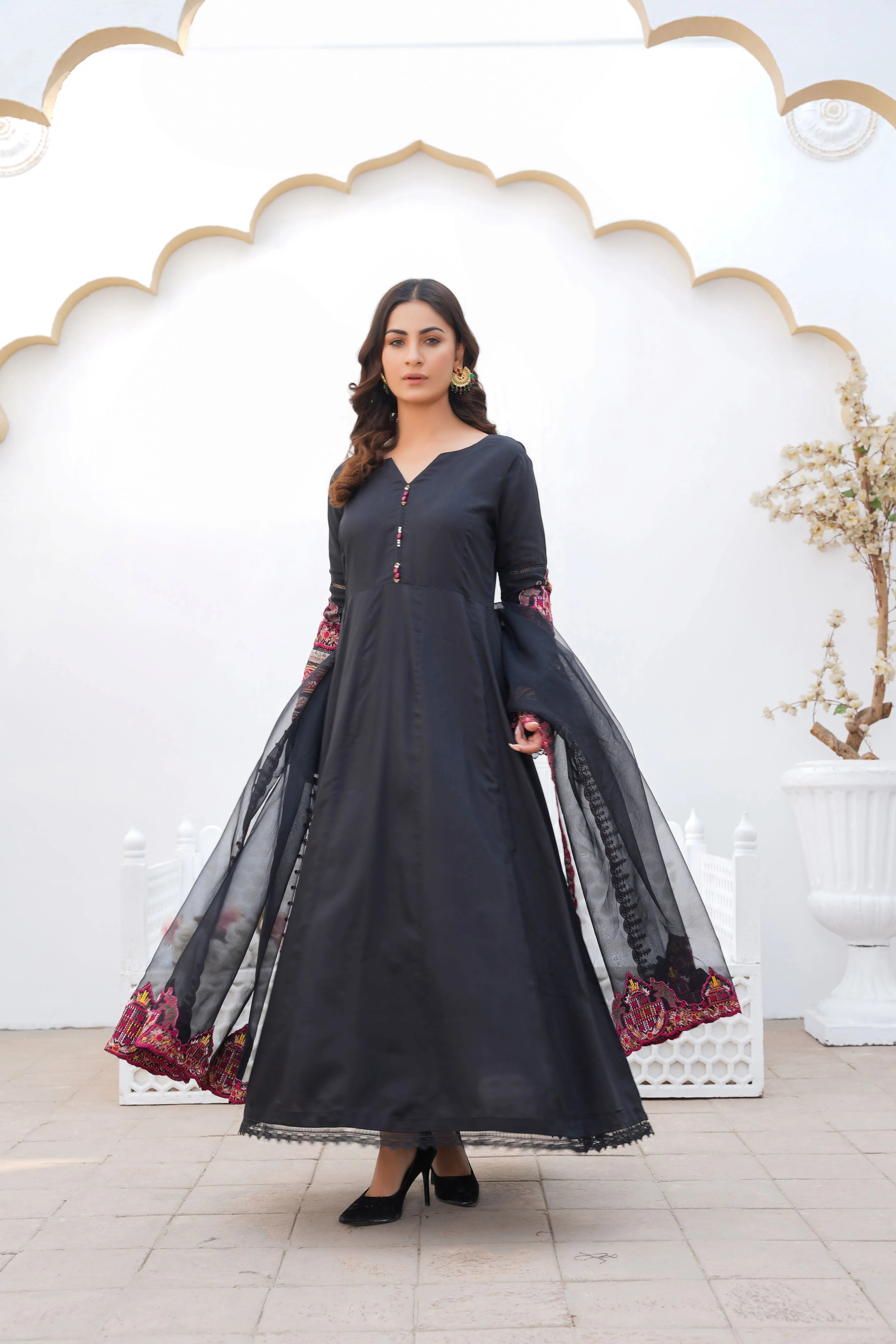 Embroidered Viscose Pret 3PCs