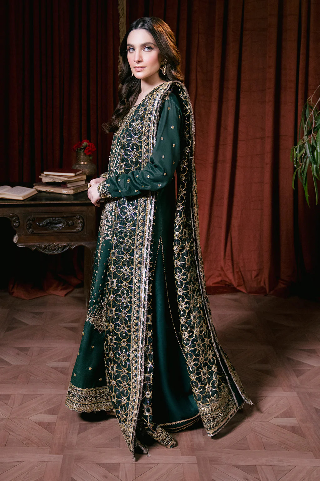 ZARBAKHT Embroidered 3 Pcs