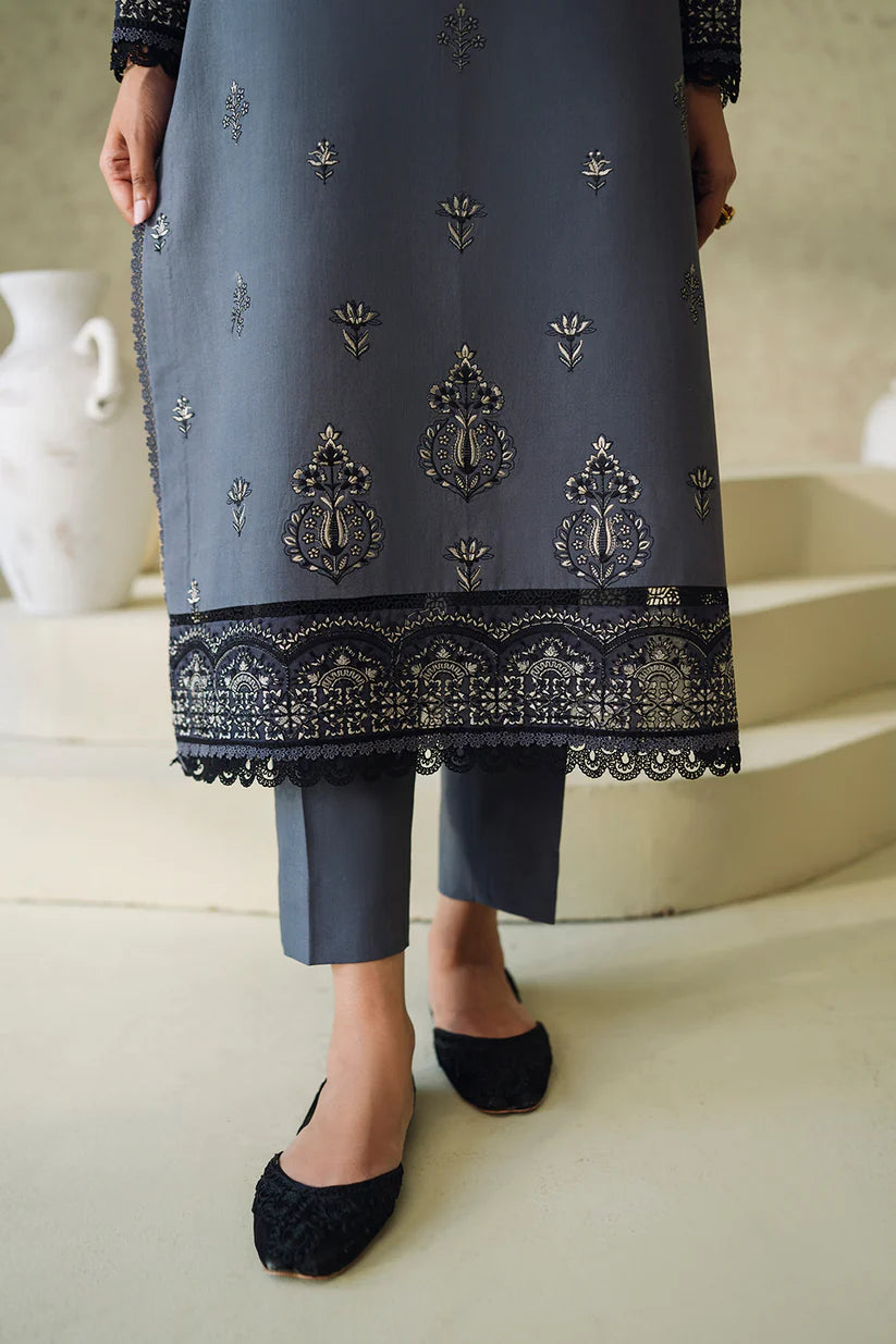 Fume Embroidered Lawn 3 PCs