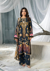 Navy Charm Linen 3 Pcs