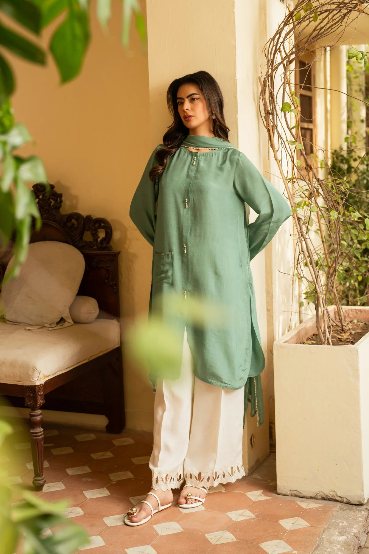 Zarina Pret Raw Silk 2 PCs