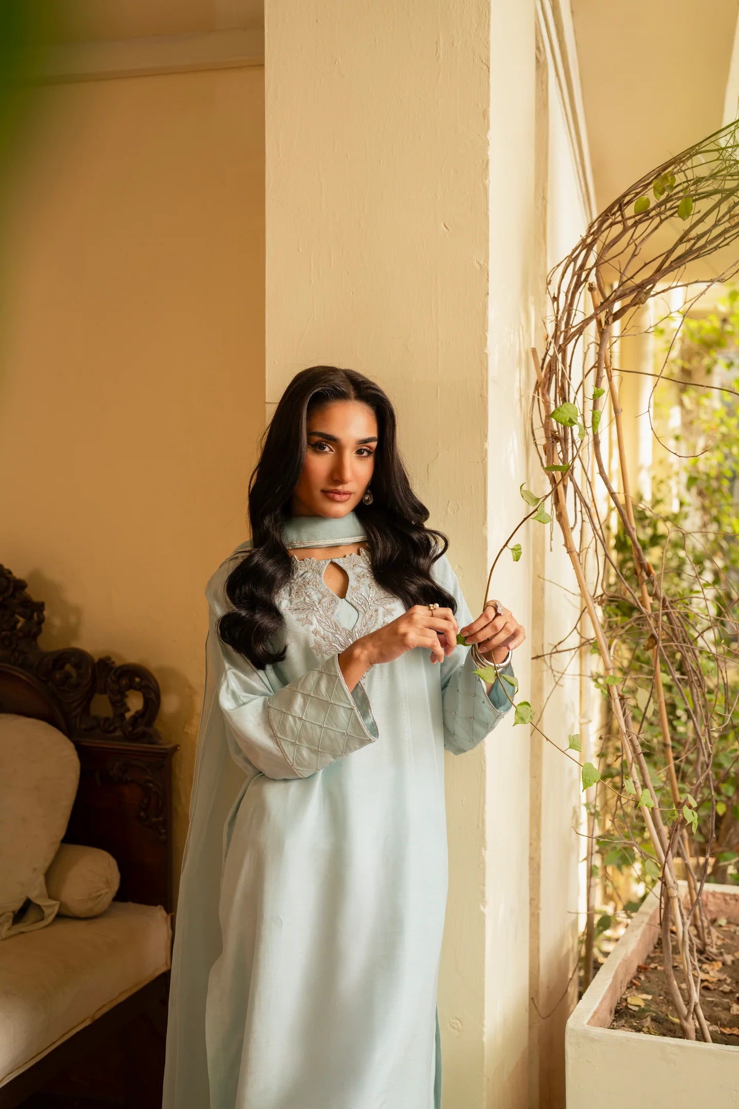 Abiya Pret Raw Silk 2 PCs