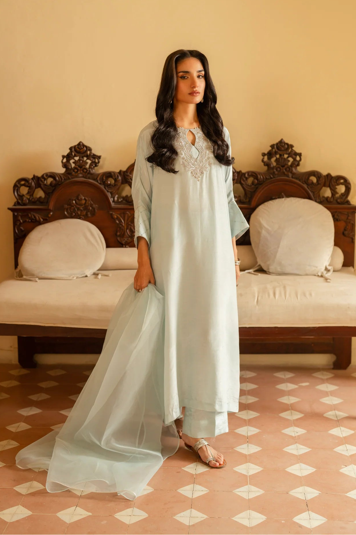 Abiya Pret Raw Silk 2 PCs