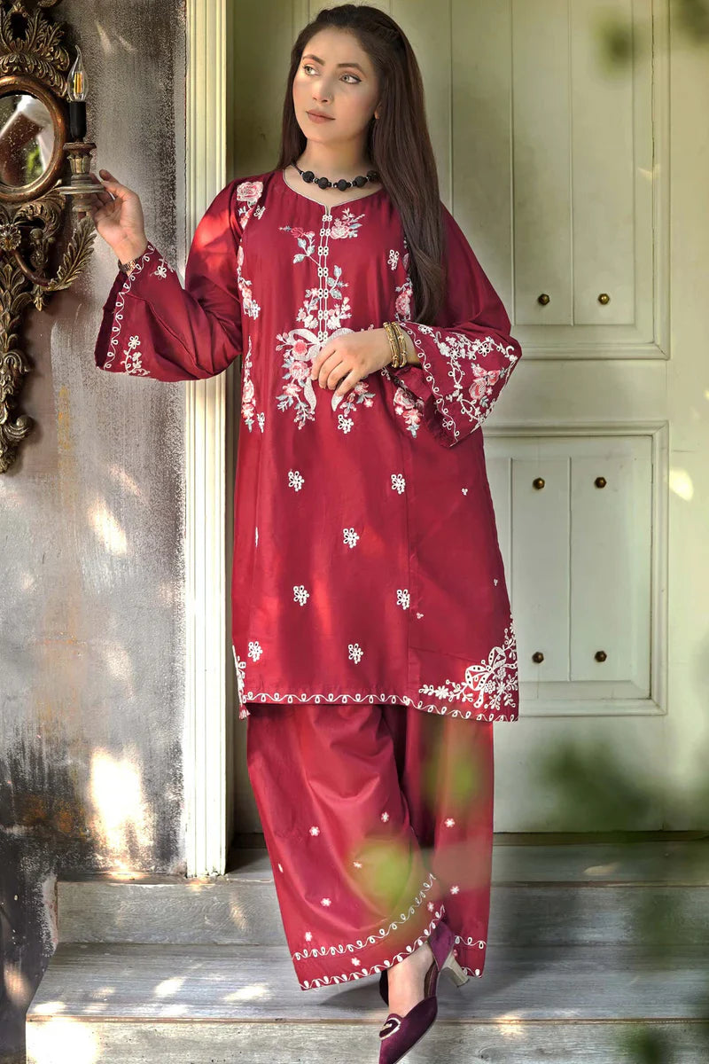 Embroidered Lawn Suit 3-Piece Set