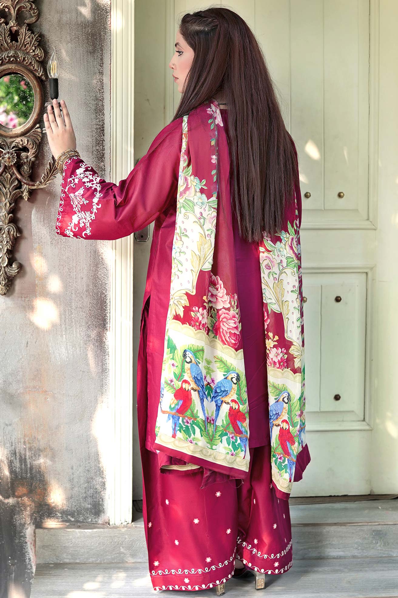Embroidered Lawn Suit 3-Piece Set