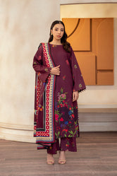 Wine Reverie - NV16D03 Unstitched 3 PCs