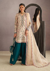 Ahina Embroidered Tissue Silk Pret 3 PCs