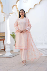 Embroidered Lawn Unstitched 3Pcs