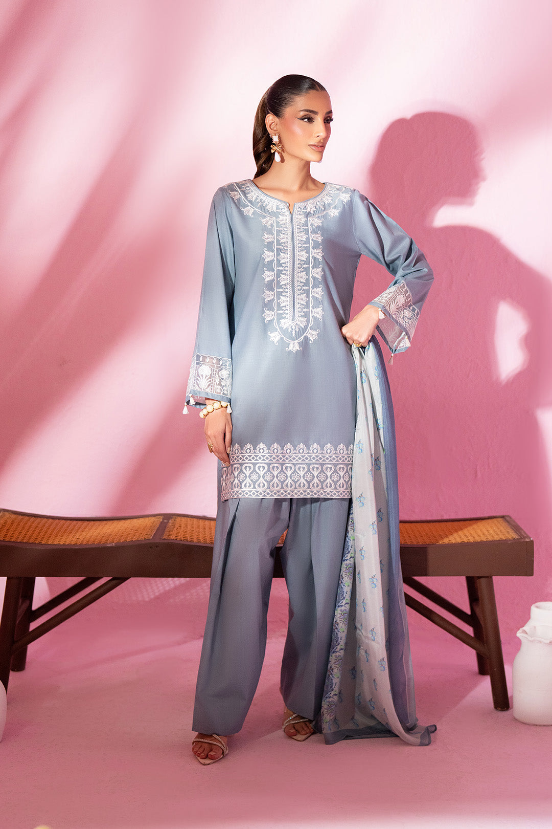 SF - 351 | Gray and White Tones 3-Piece Set