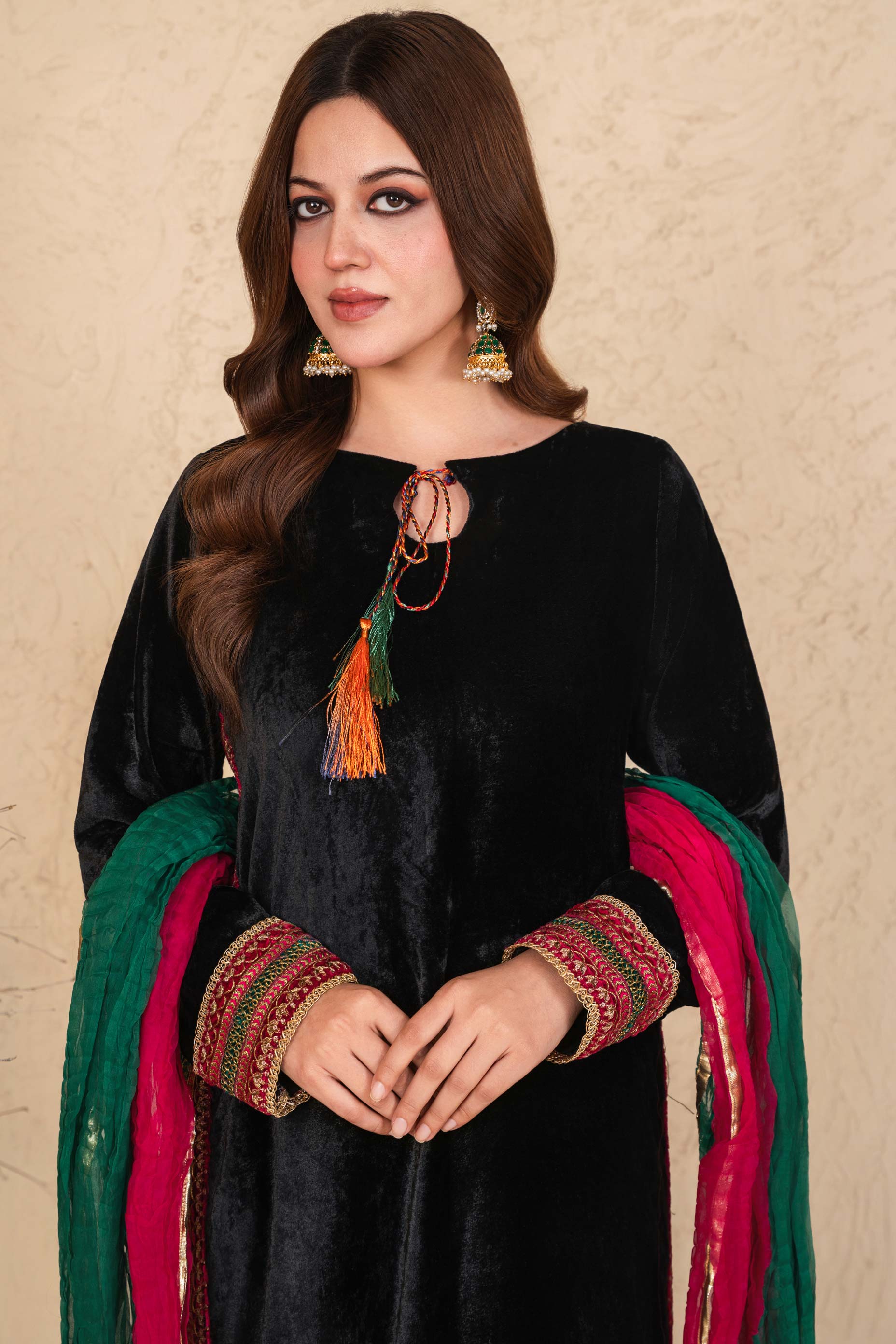 AY600- Velvet 3Pc Pret