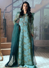 Turquoise Twilight Luxury Pret 3 PCs