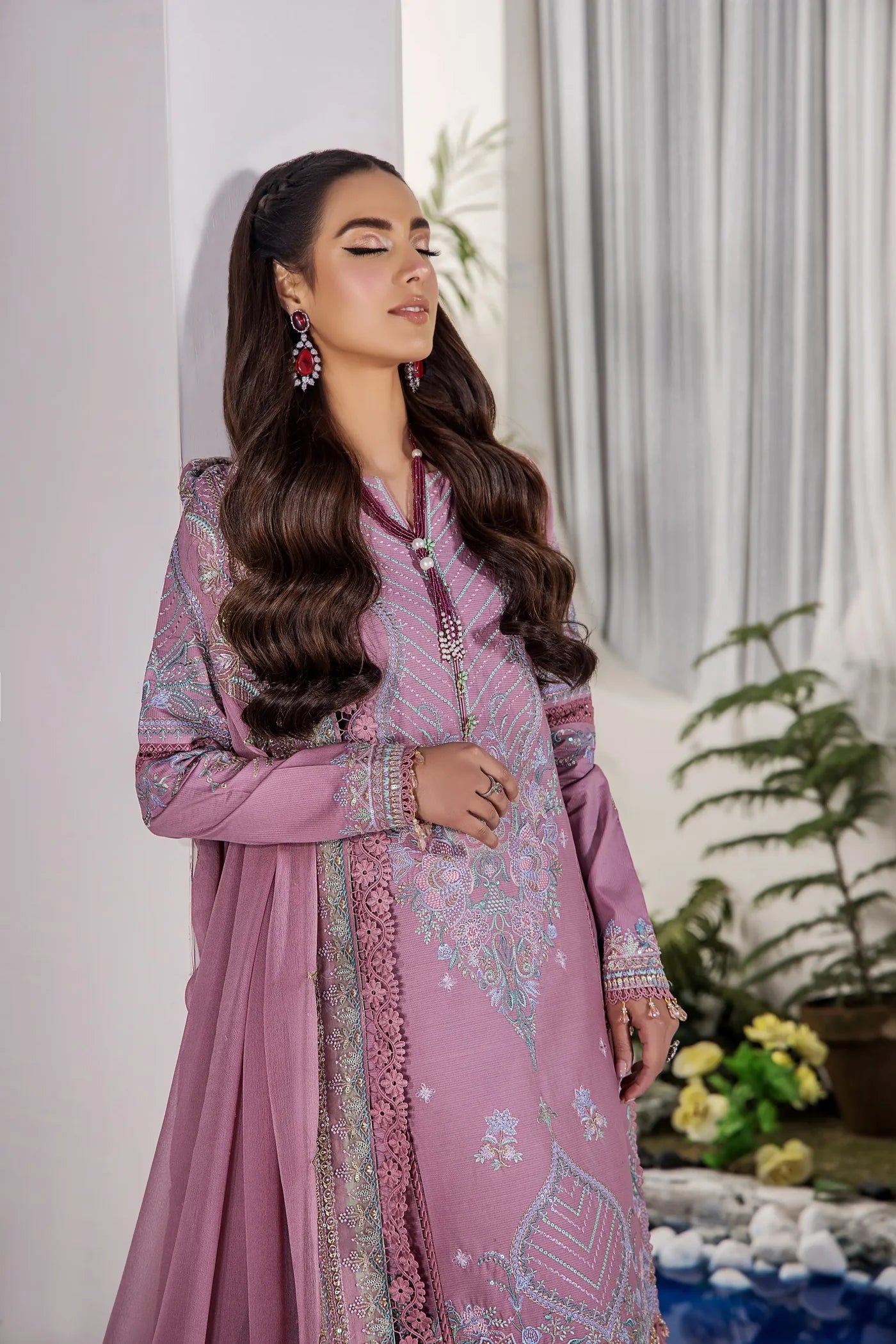 Desert Romance Unstitched 3PCs –  sale for ladies pakistan online