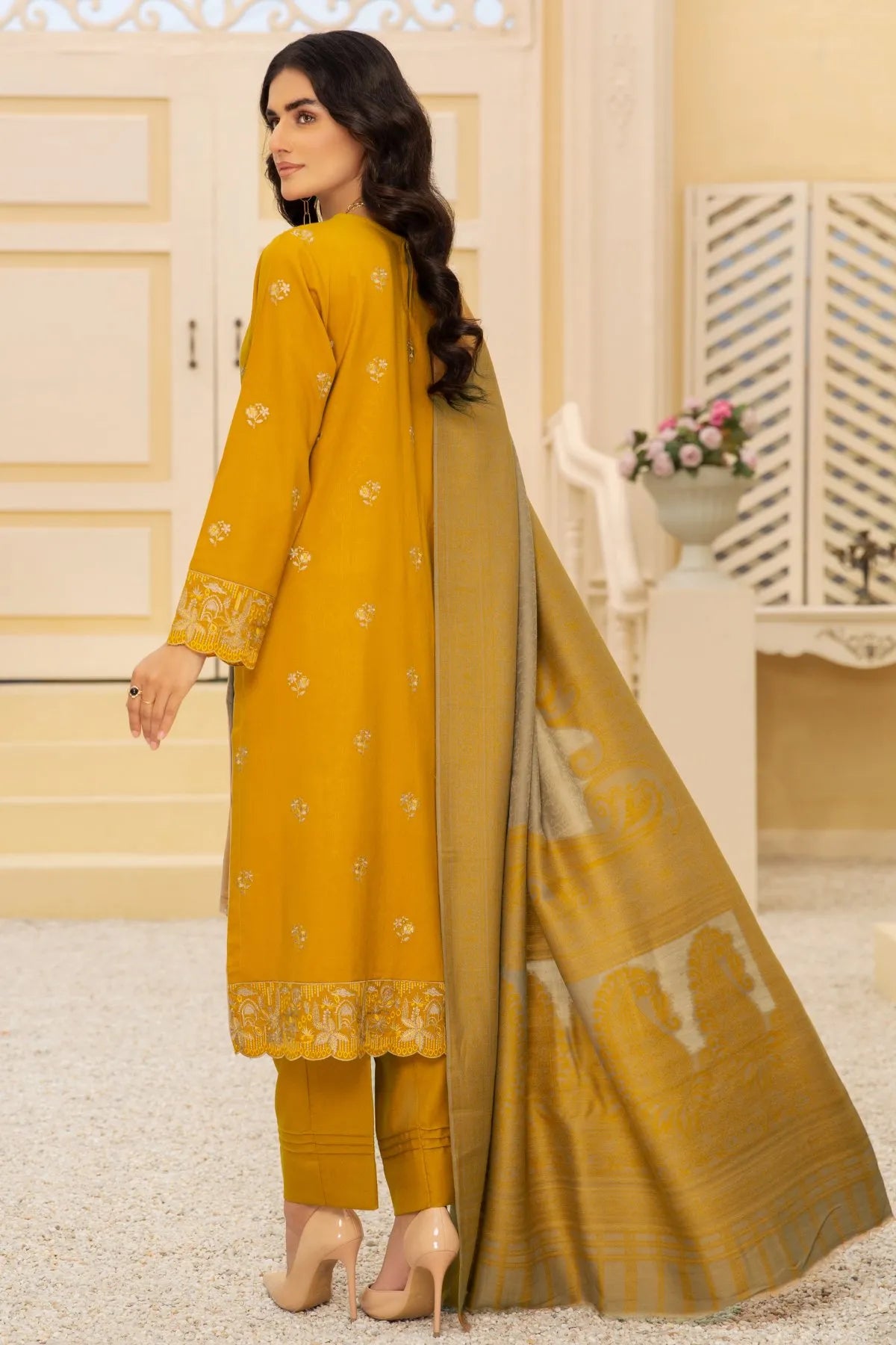Elegant Dhanak 3Pc Pret