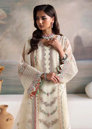 Elysian Embroidered Organza 4 PCs – Festive Fashion Suit